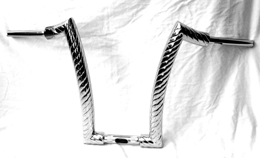 HANDLEBARS FAT MONKEY ROPE TWIST RANGE "FREEBIRD" UNIVERSAL FIT