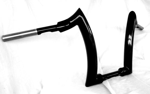 Black 14 Inch DNA MONSTER APE HANGER BARS WIDE FAT BARS 1-1/2 HARLEY  HANDLEBARS